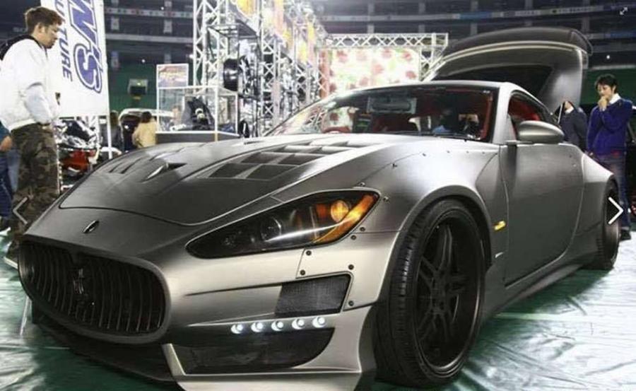 Такого мы ещё не видели! Nissan 350Z с лицом Maserati и задом Porsche