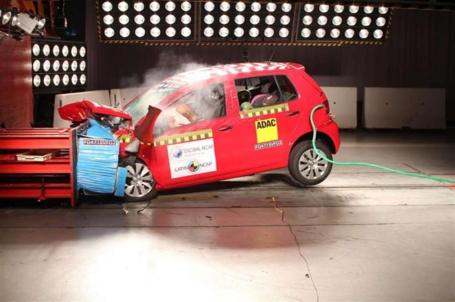 Компактный хэтчбек Volkswagen Fox испытали в Latin NCAP