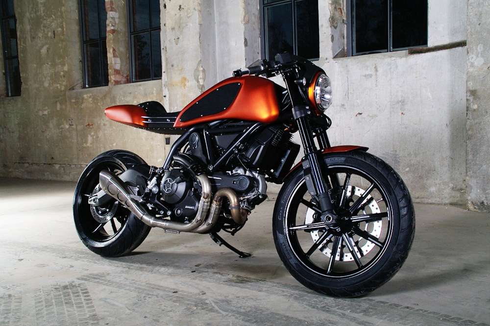 Кастомный байк Scrambler Ducati Rivatoro