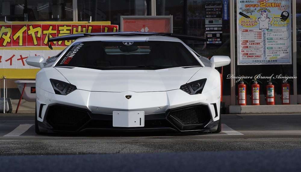 Тюнинг-ателье Aimgain представило собственную модификацию суперкара Lamborghini Aventador