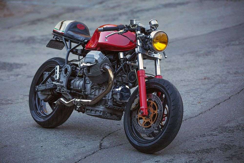 Кастомный кафе-рейсер Moto Guzzi 1100 Sport 1995 года