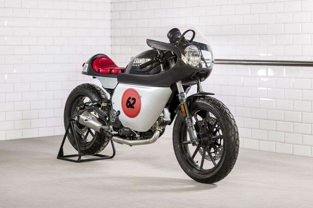 Кастомный скрэмблер Ducati Scrambler Peace