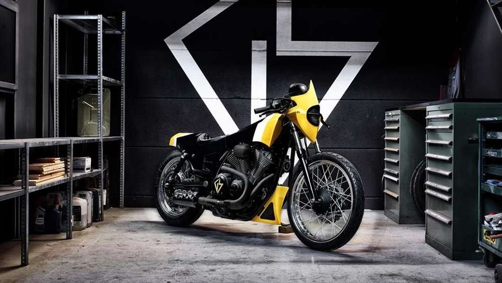 Кастомный мотоцикл GS Mashin Ultra на основе круизера Yamaha XV950