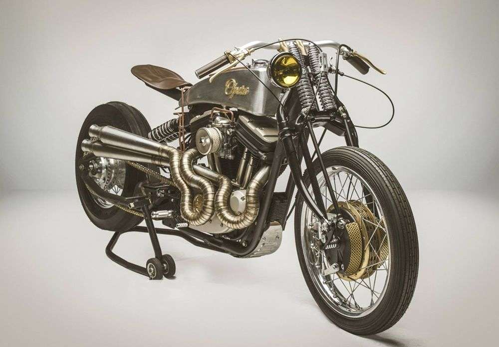 Кастомный мотоцикл Harley-Davidson Sportster Opera от мастерской South Garage