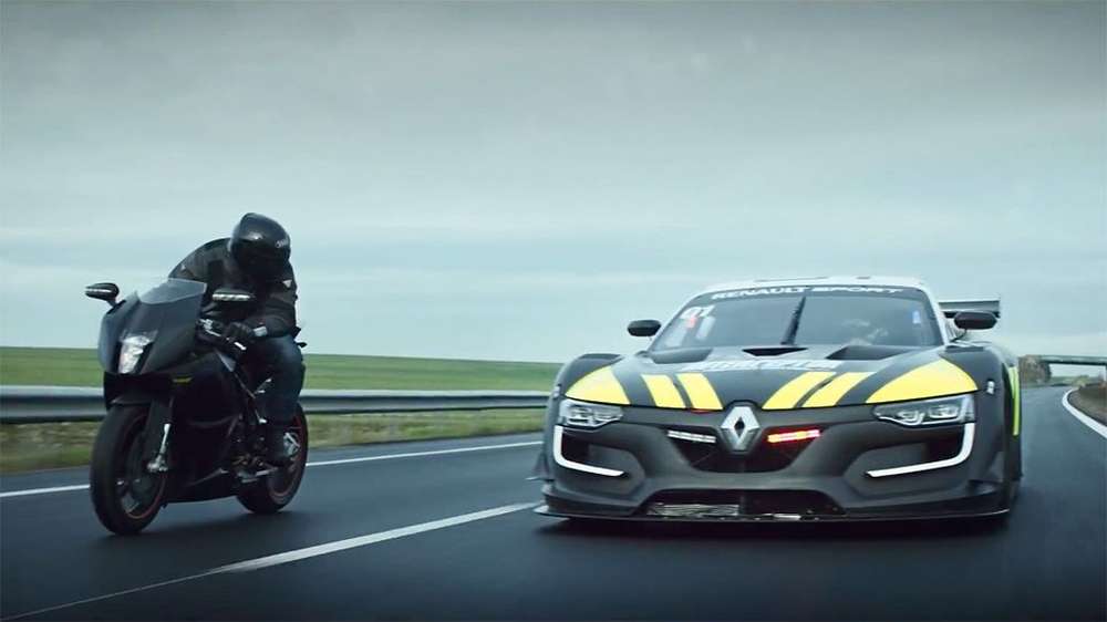 Гоночный купе Renault с двигателем от Nissan GT-R превратили в полицейский автомобиль