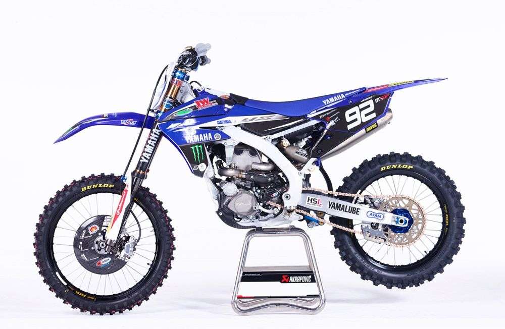 Гоночный кроссовый мотоцикл Yamaha YZ450FM 2016 модельного года