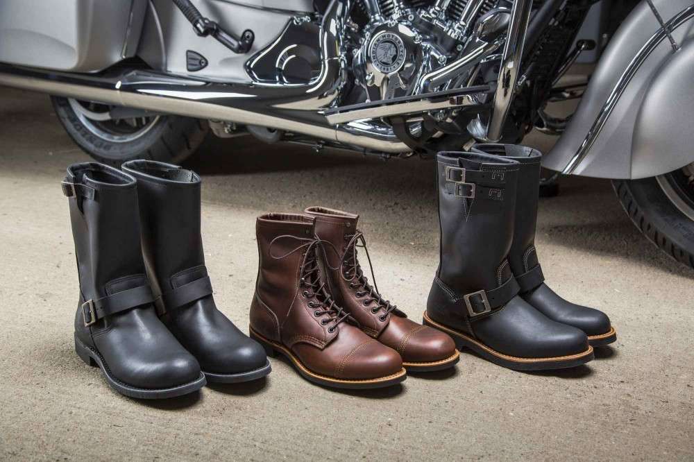 Коллекция ботинок для байкеров Indian Red Wing