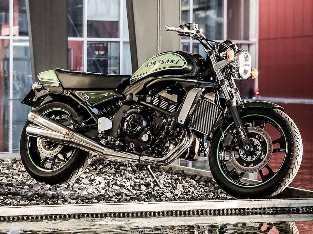 Кастомный байк Kawasaki Vulcan S с комплектом Mr. Martini Vulcan 70