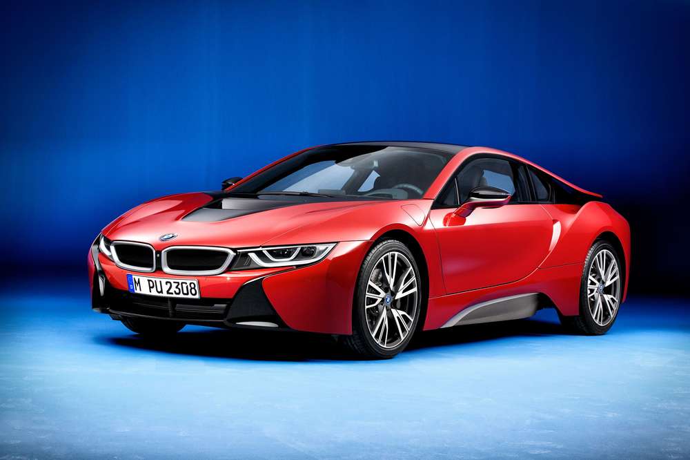 Гибридное купе BMW i8 Protonic Red Edition представят в Женеве