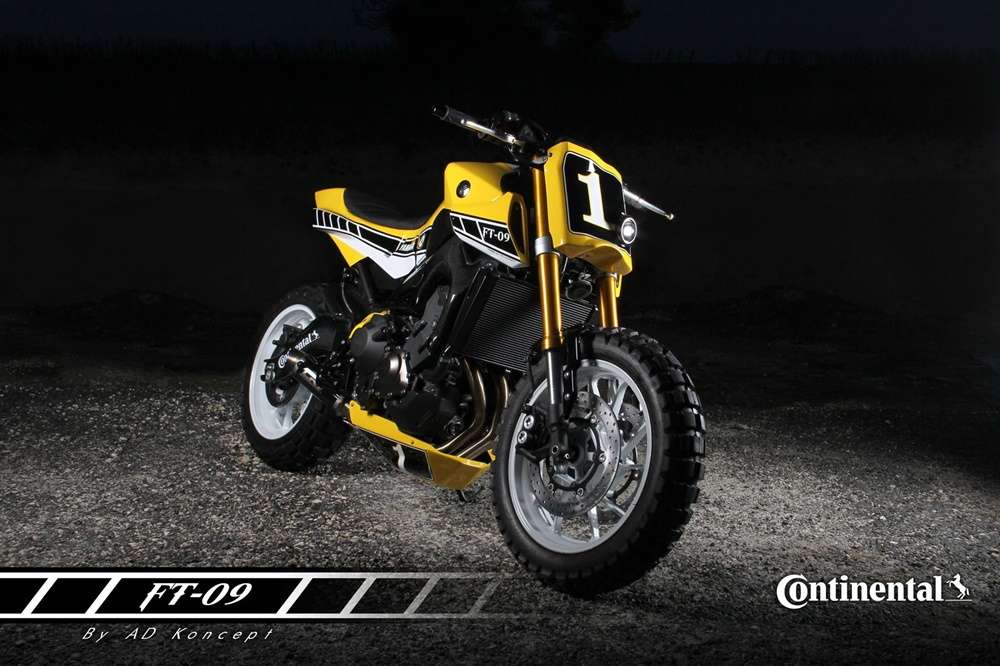 Кастом-байк Yamaha FT-09 от мастерской AD Koncept