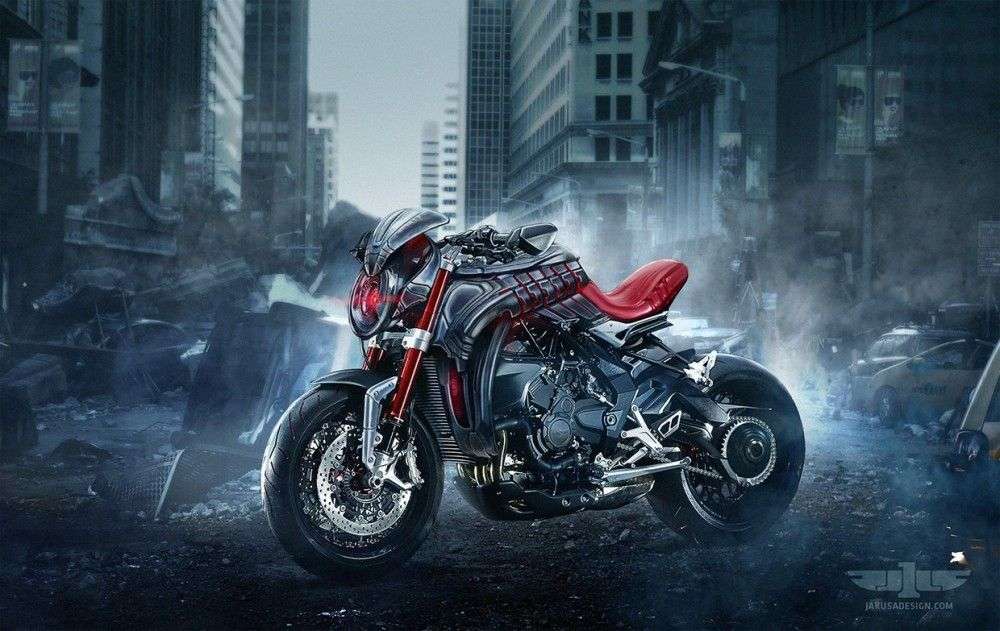 Концептуальный мотоцикл Ultron от Тамаша Якуса