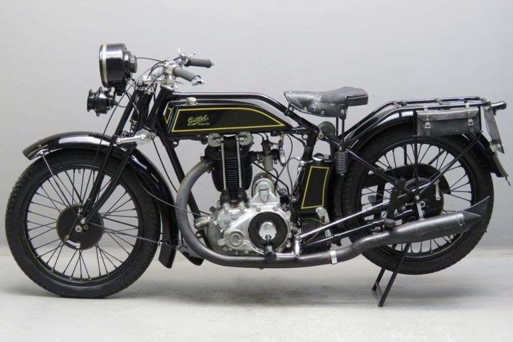 Старинный байк Gillet 500 Sport образца 1928 года