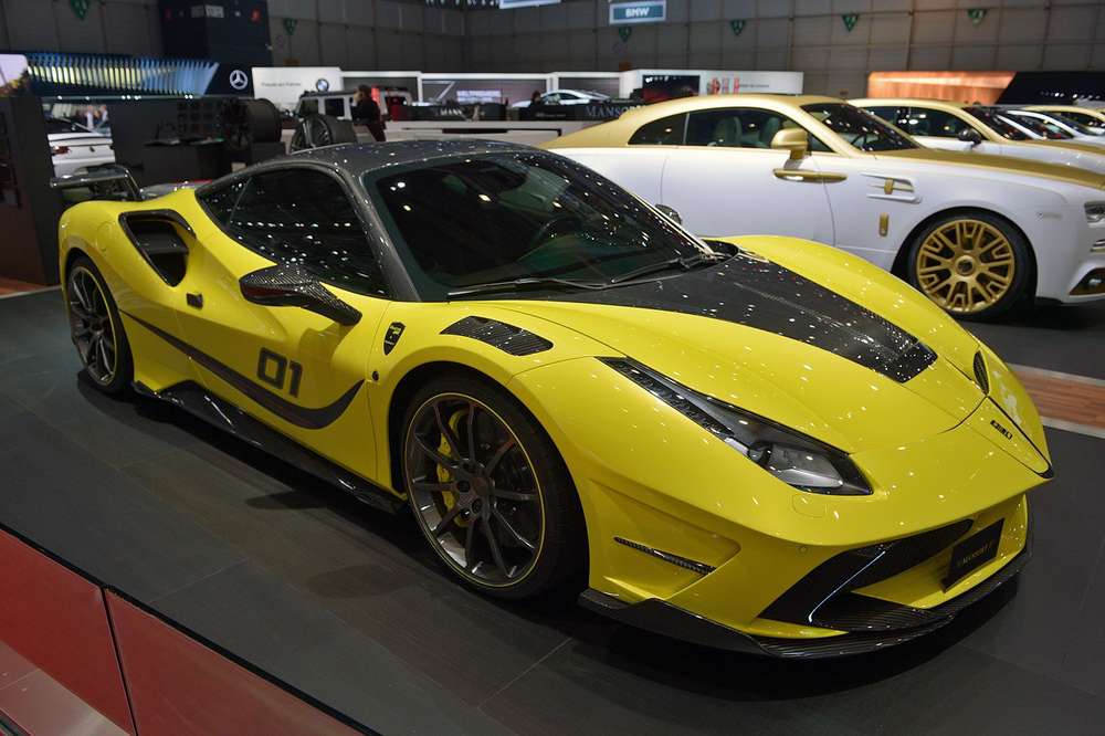 Тюнеры Mansory «прокачали» суперкар Ferrari 488 GTB