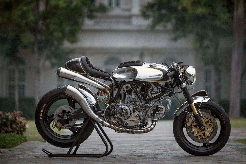 Кафе-рейсер Ducati Velotica D’Epoca от мастерской Benjie’s Cafe Racers