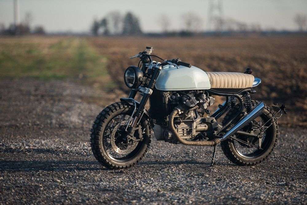 Кастомный скрэмблер Honda CX500 от мастерской Smyth Innovations