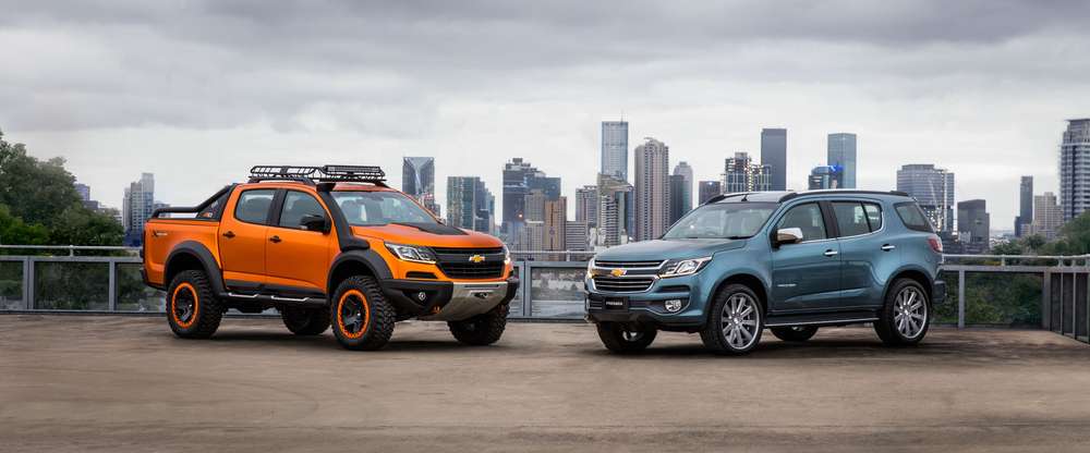 Chevrolet показал боевой Colorado и люксовый Trailblazer