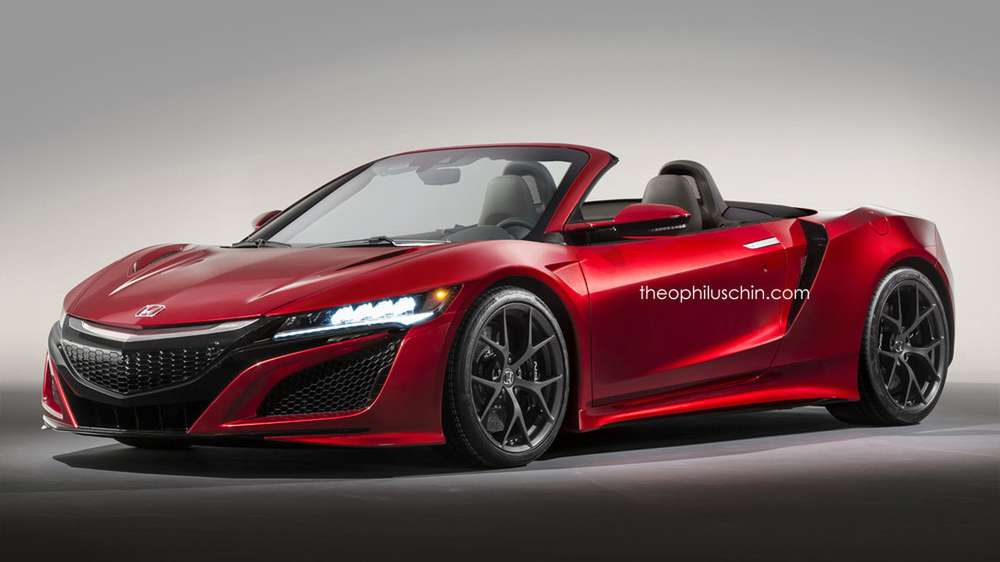 Открытая версия суперкара NSX может выглядеть так
