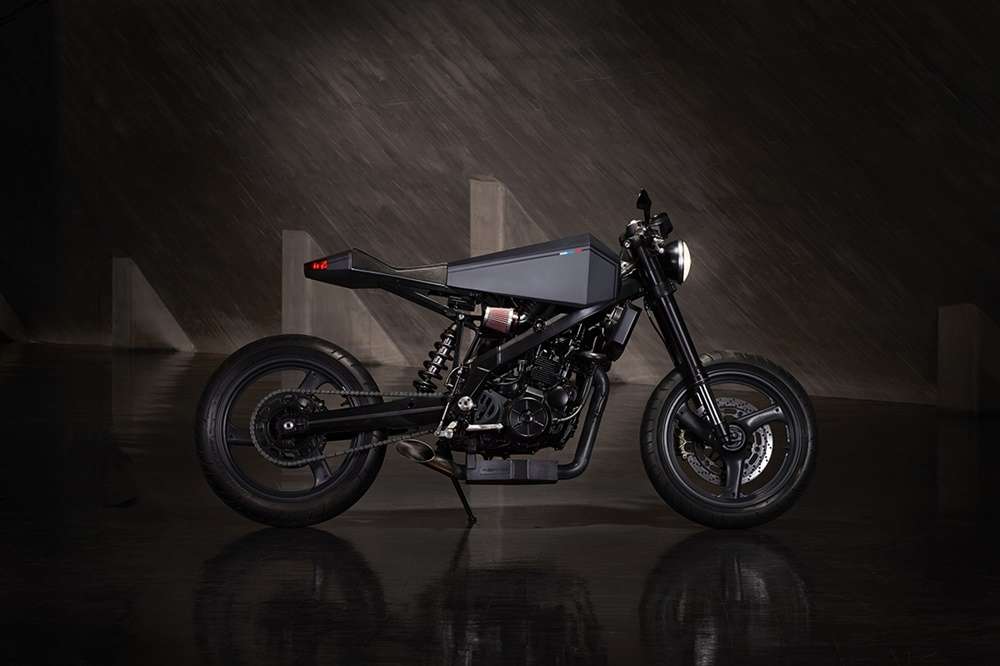 Кастомный мотоцикл BMW G650X Octavia 2008 от мастерской Hyde Designs