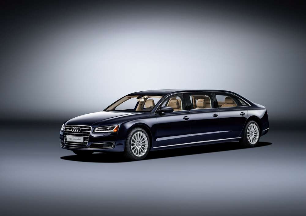 Компания Audi построила эксклюзивный лимузин на основе седана A8 L