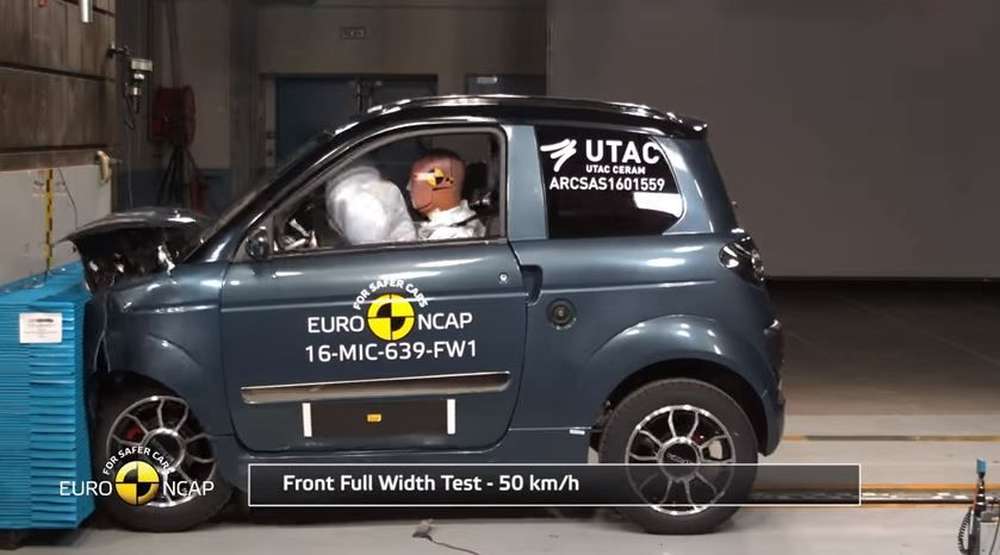 Краш-тест Euro NCAP: Microcar M.GO Family 