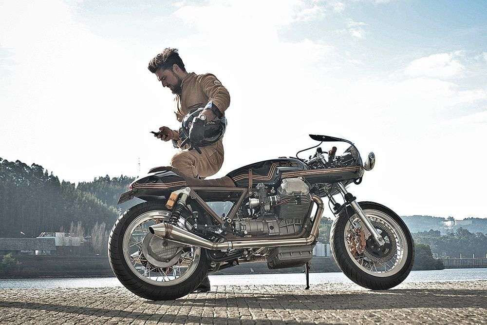 Кастомный байк Moto Guzzi Le Man от мастерской Ton-Up Garage