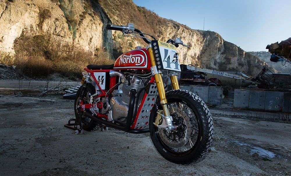 Флэт-трэкер Norton MM от мастерской 72 Motorcycles