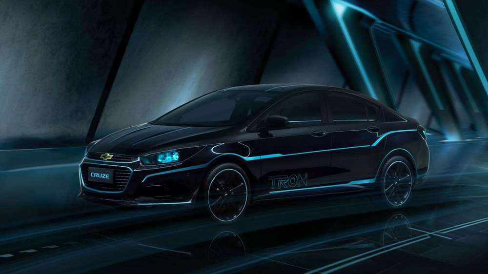 У седана Chevrolet Cruze появилась модификация в стиле фильма «Трон: Наследие»