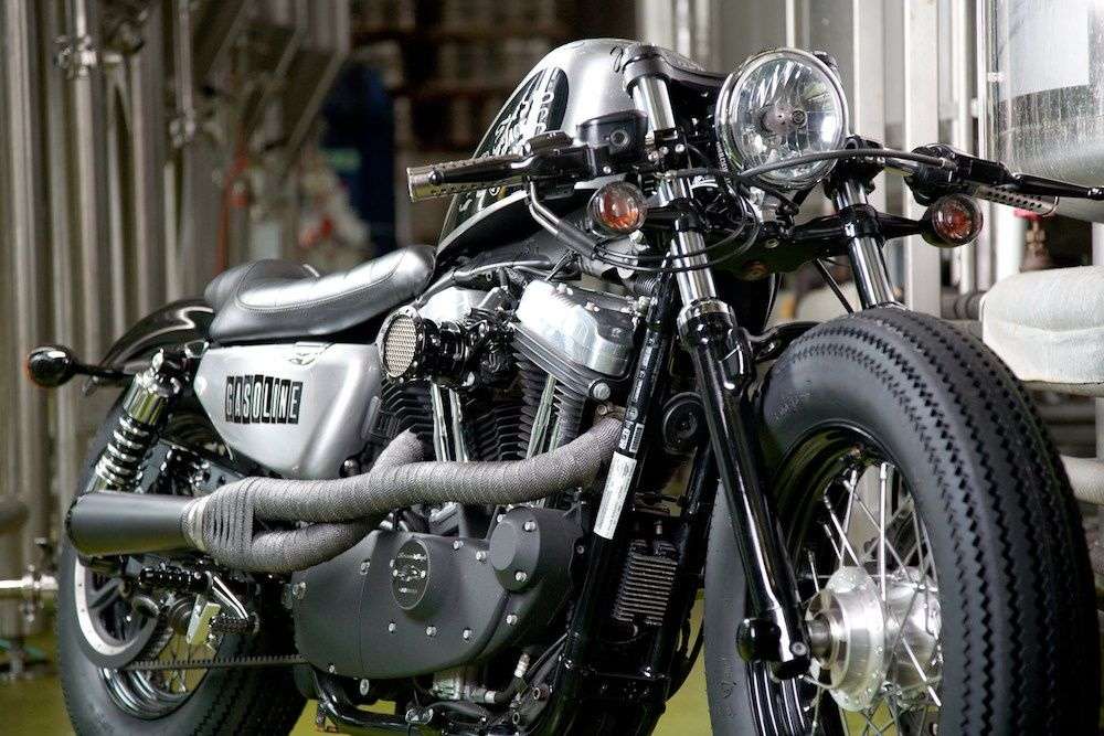 Gasoline: кафебоббер Harley-Davidson Sportster