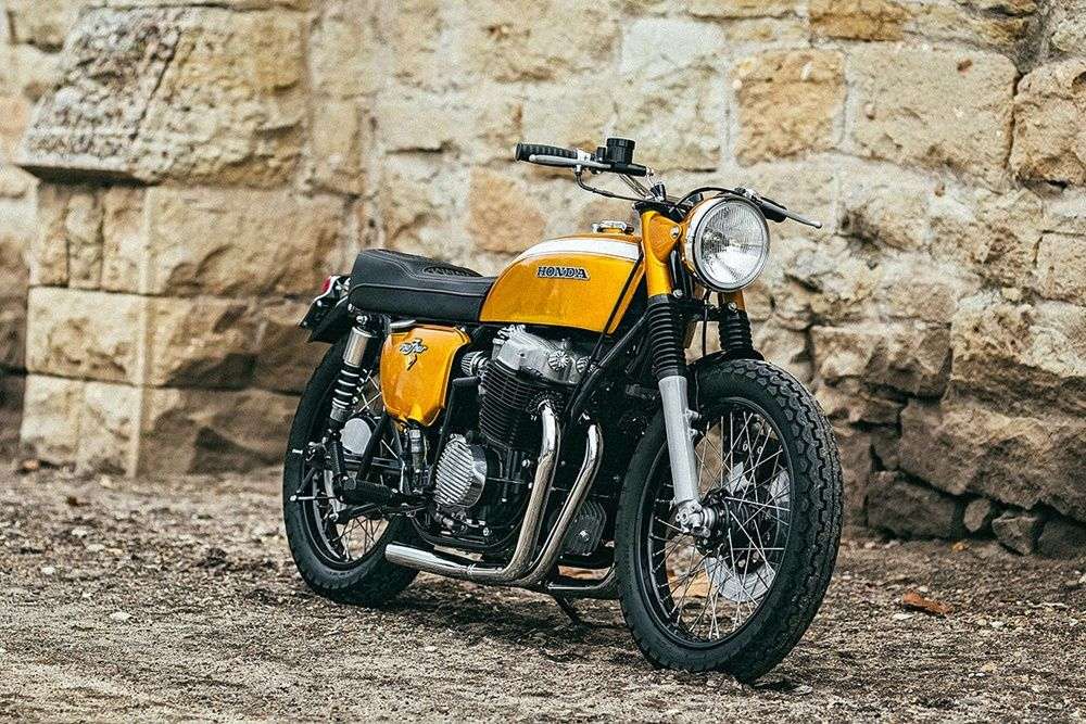 Rawhide Cycles: кастом Honda CB750 Golden Goose
