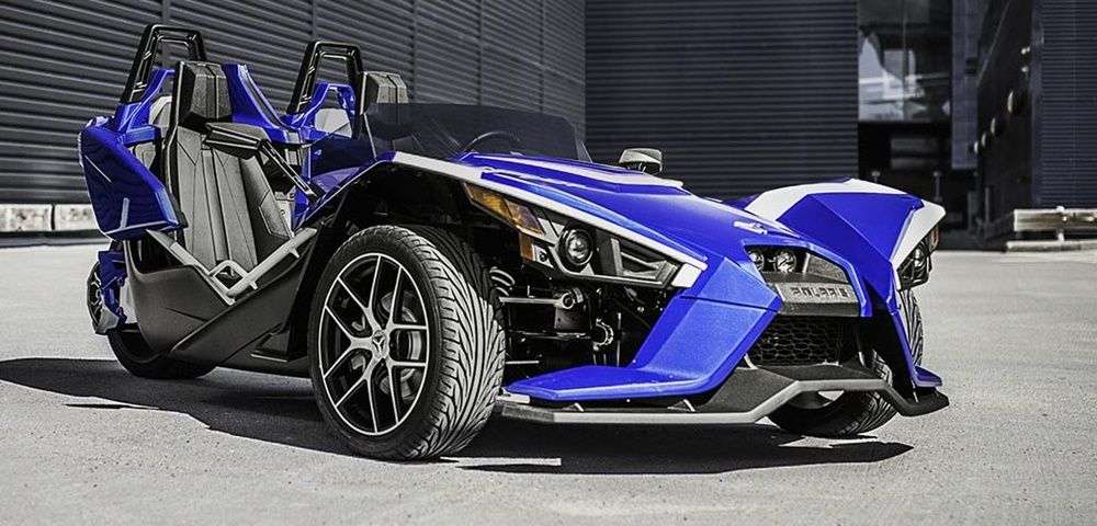 Спортивный трайк Polaris Slingshot Blue Fire SL LE