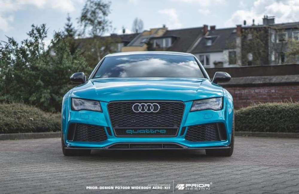 Ауди rs7 синяя