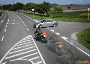 Компания Honda патентует систему экстренного торможения для мотоциклов
