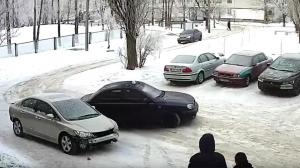 Семь машин врезались в одну и ту же Honda Civic за час