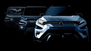 SsangYong намекнул на внешность семиместного кроссовера