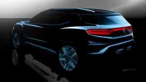 SsangYong намекнул на внешность семиместного кроссовера