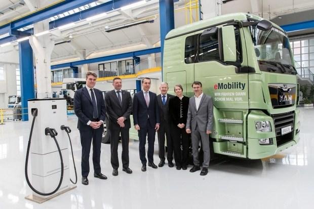Электрические грузовики MAN eTruck выедут на дороги