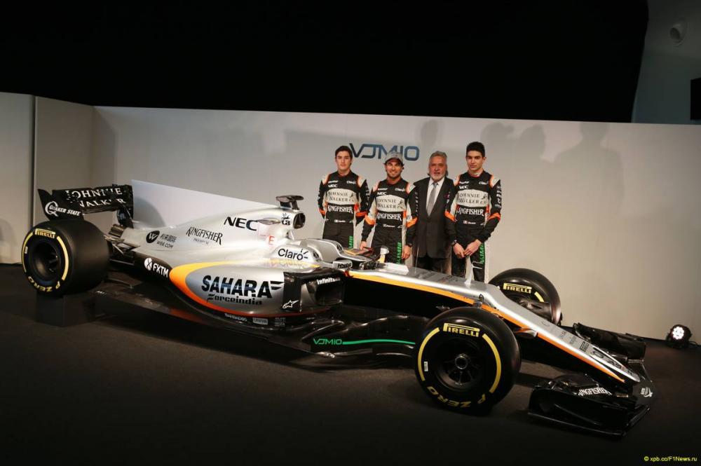 Force India представила новую машину VJM10