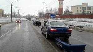 В Могилеве Opel протаранил и опрокинул маршрутку с пассажирами

