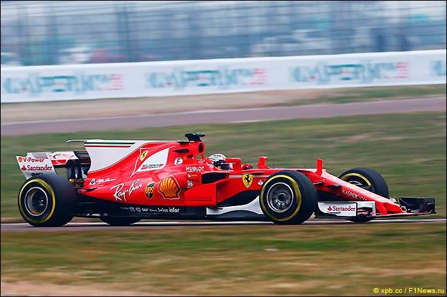 Ferrari SF70H на трассе в Фьорано