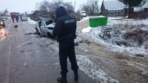 Жуткая авария под Лепелем: один человек погиб, трое — пострадали