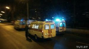 В Минске ГАЗель врезалась в столб: пострадали пять человек