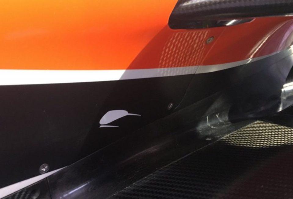 Птичка киви вернулась на автомобиль McLaren
