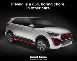 Индийский тюнинг Hyundai Creta: красная кожа, дерево и агрессивная мордашка