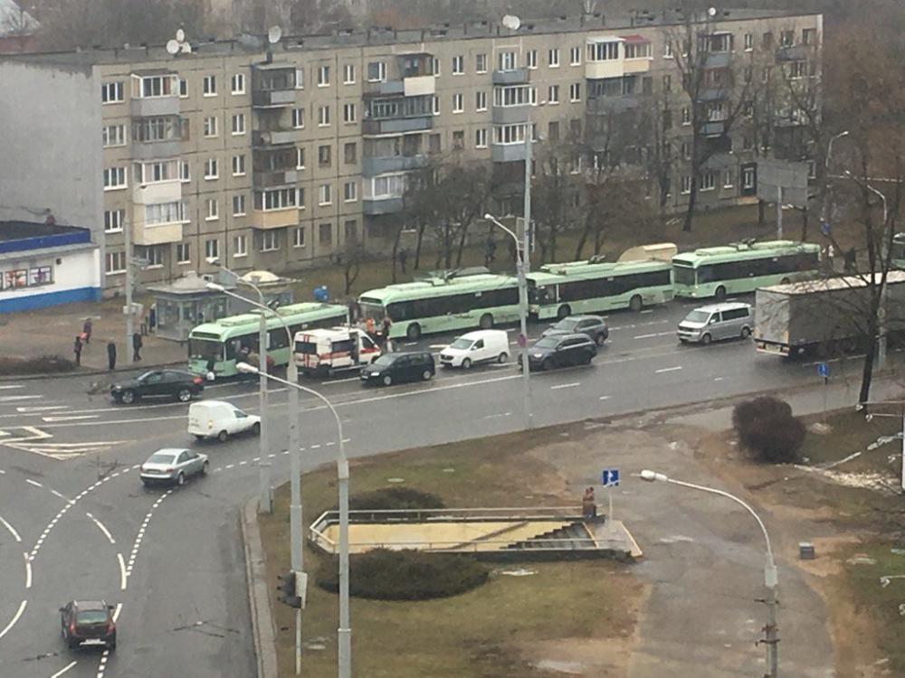 В Минске троллейбус сбил 86-летнего пенсионера