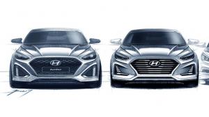 Hyundai показала первые эскизы нового седана Sonata