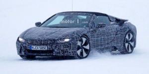 Открытый BMW i8 Spyder тестируют в суровых зимних условиях