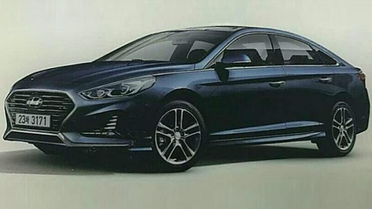 Обновленная Hyundai Sonata рассекречена раньше времени