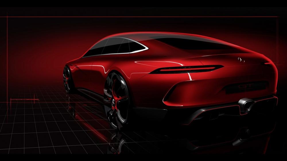 Четырехдверный Mercedes-AMG GT: первое изображение