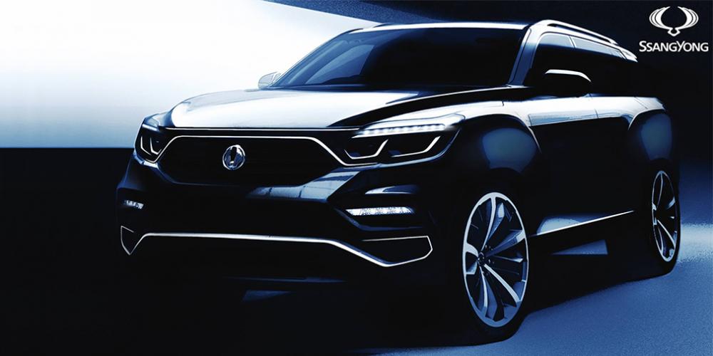 SsangYong опубликовал первые изображения нового кроссовера