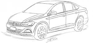 Экстерьер нового Volkswagen Polo sedan попал в СМИ